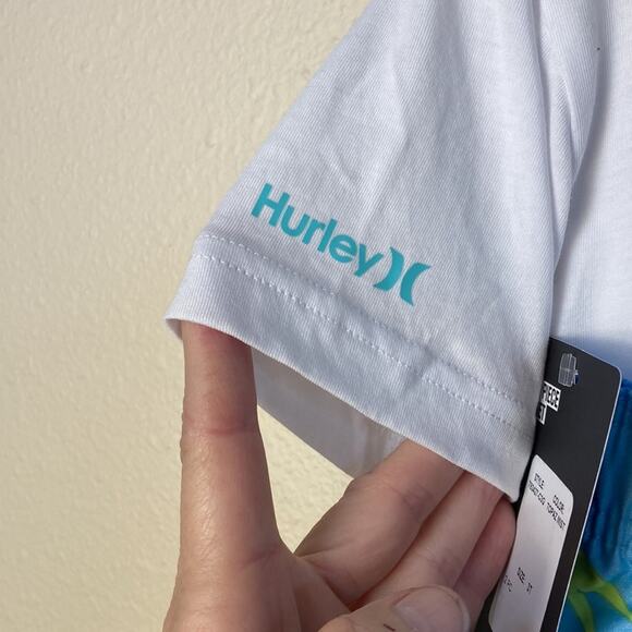 Hurley Toddler Swim Set Shorts plus Short Sleeve T-Shirt 3T Toddler - Picture 7 of 7